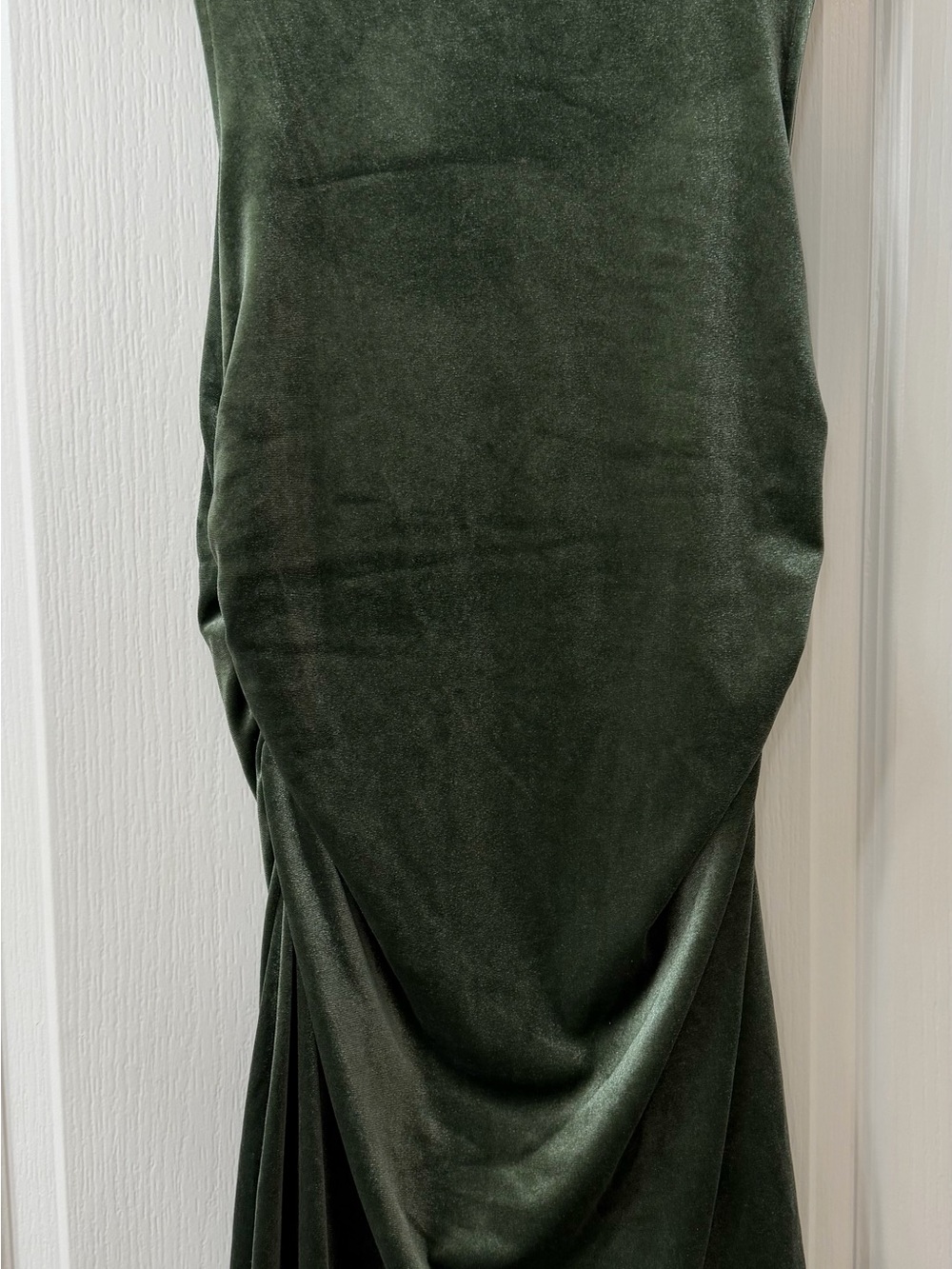 wild fable Dark Green Velvet Dress